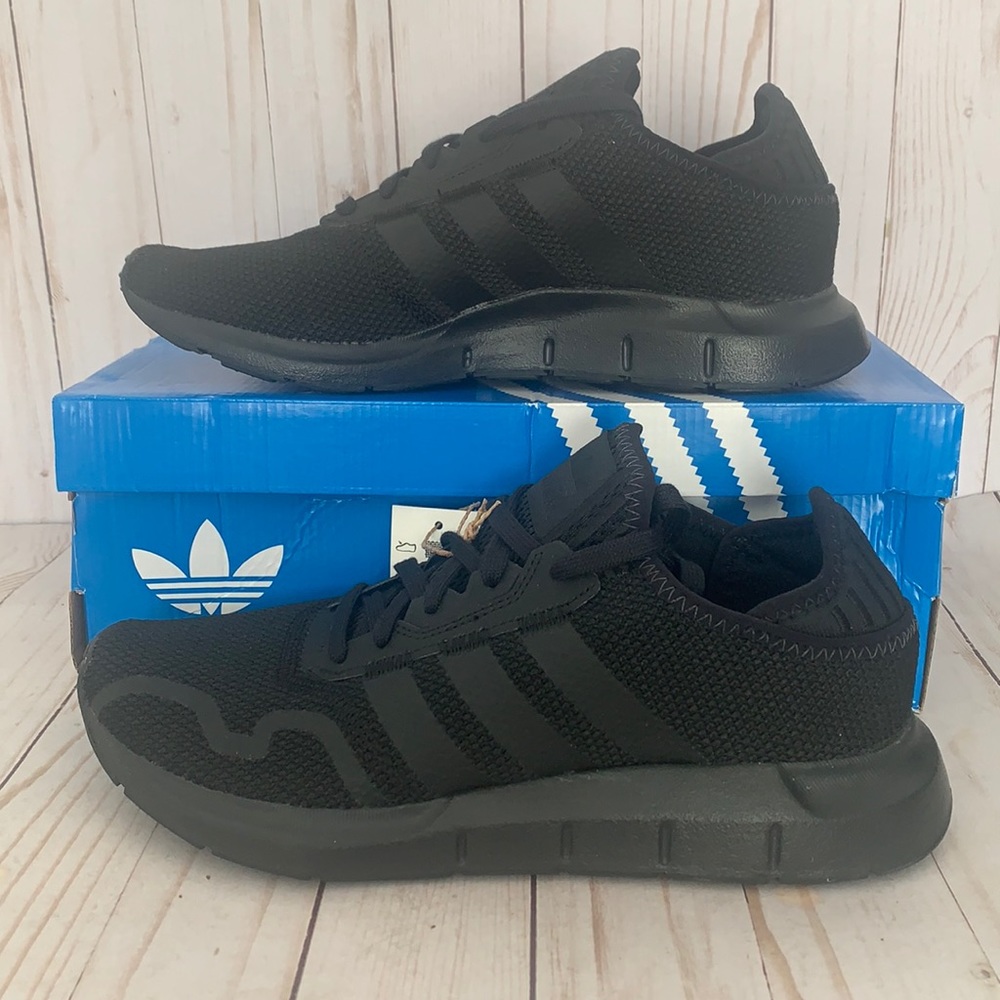 SOLD! Men’s Adidas Swift Run X Shoes Size 9 (Black) - Picture 1 of 7